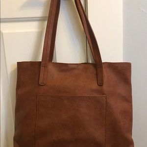Brown Tote Leather Bag